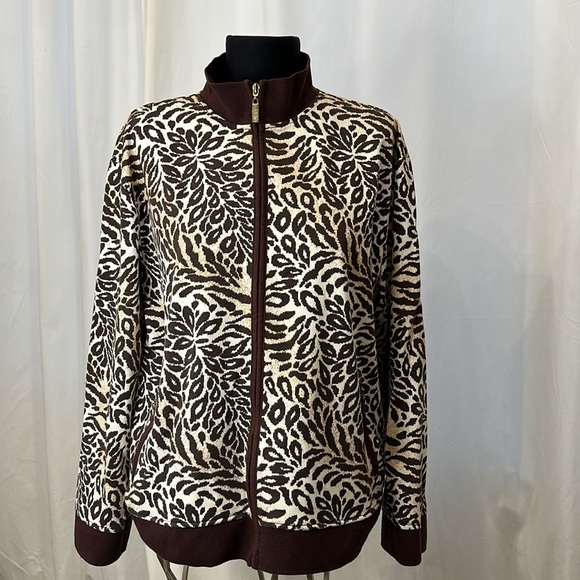 Vintage Needle & Threads Full Zip Jacket Animal Print - Picture 8 of 17